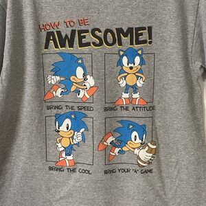 Sega Sonic The Hedgehog Graphic Short Sleeve T-Shirt Youth 18/20